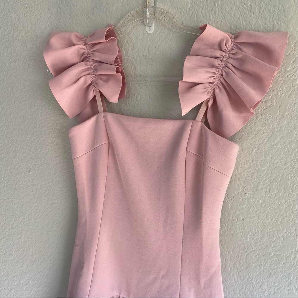 Elliatt Pink Ruffle Mini Dress - Picture 9 of 9